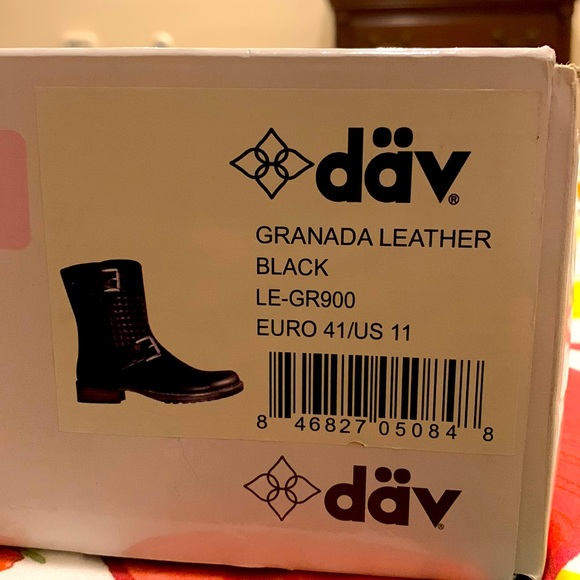 DAV weatherproof luxury Granada leather blk boots US 11 / EURO 41 - Picture 10 of 10